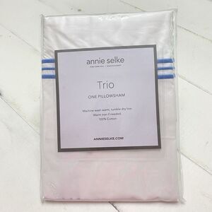 Annie Selke French Blue Single Standard Pillowsham